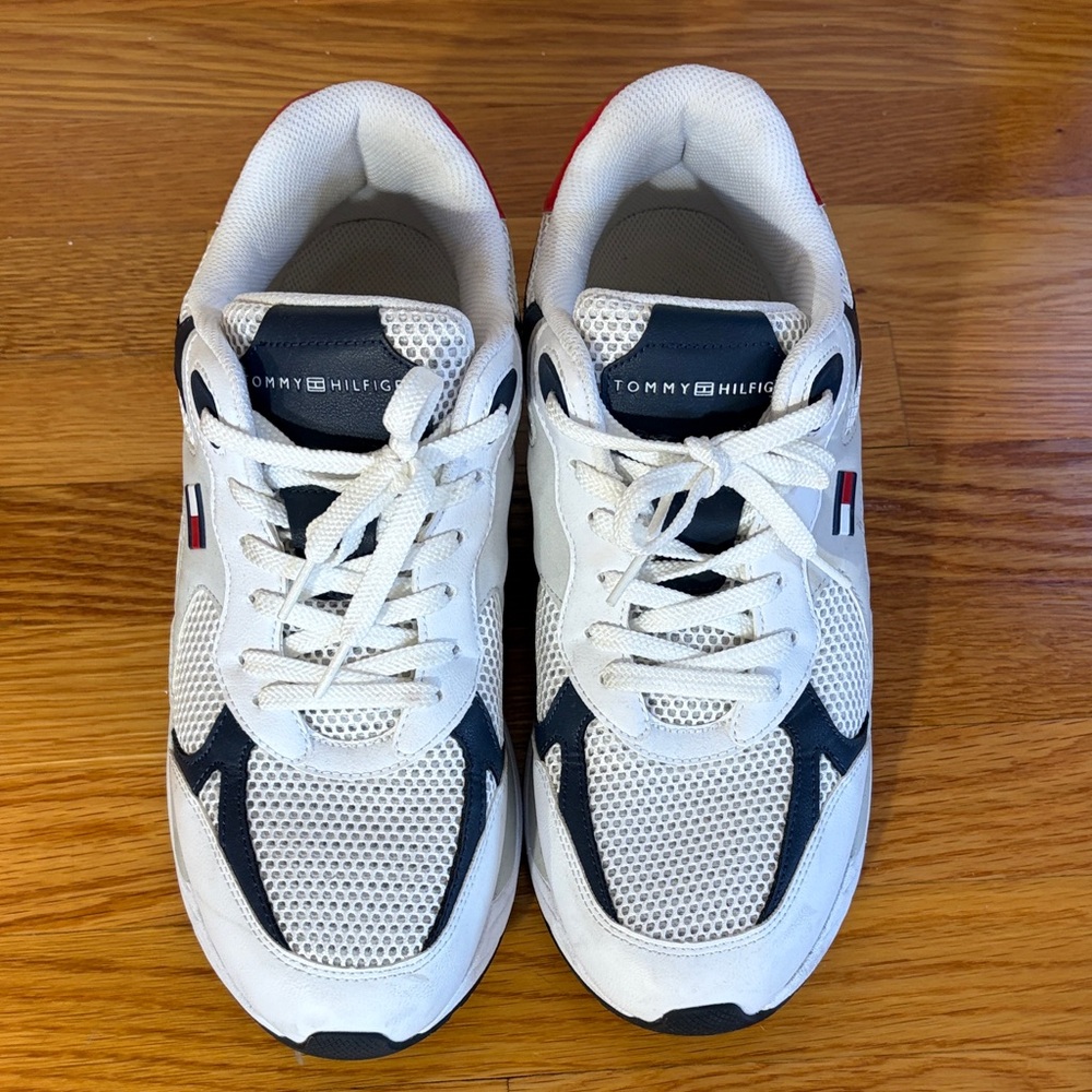Tommy Hilfiger Pharil TMPHARIL Mens White Lifestyle Sneakers Shoes